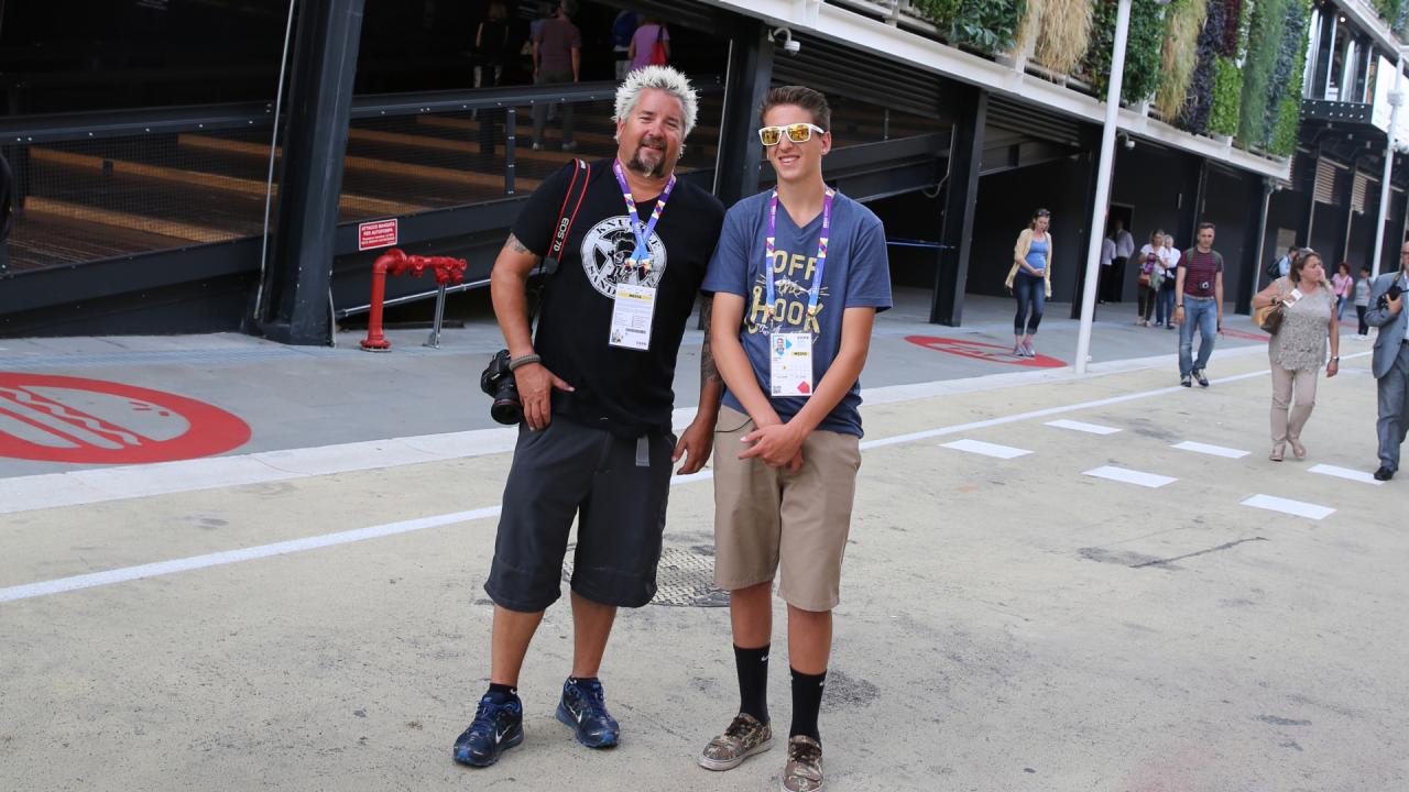 Guy and Hunter in Milan