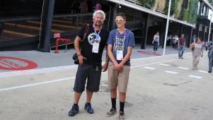 Guy and Hunter in Milan