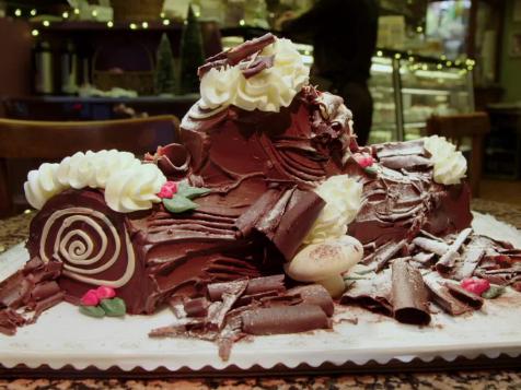 Yule Log Cake in Los Angeles