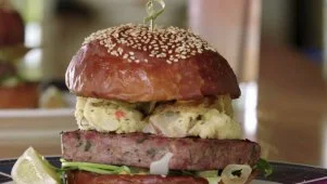 Lamb Meatloaf Sandwich in TX