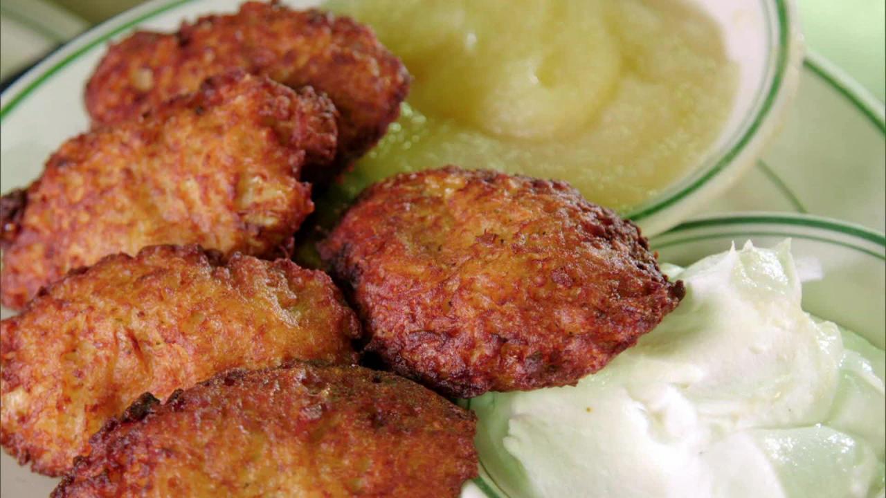 Potato Latkes in New York City