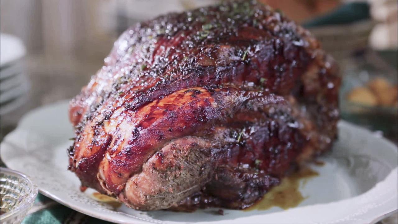 Beer-Basted Ham