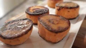 Miso-Seared Sweet Potatoes