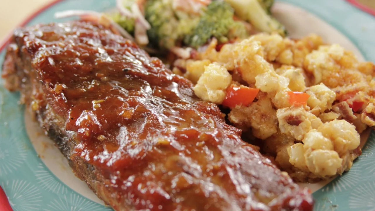 Sticky Spicy Slow-Cooked Ribs
