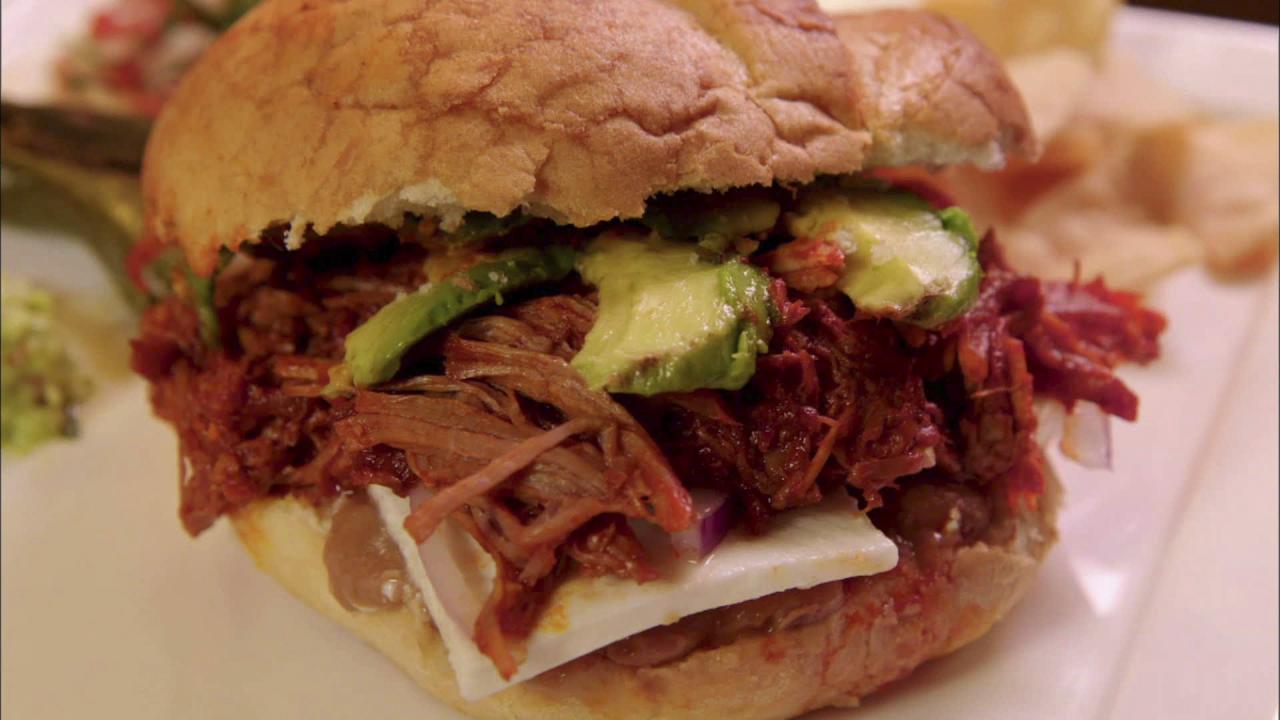 Pierna Enchilada Torta in CA
