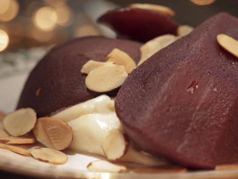 Mulled Wine Poached Pears