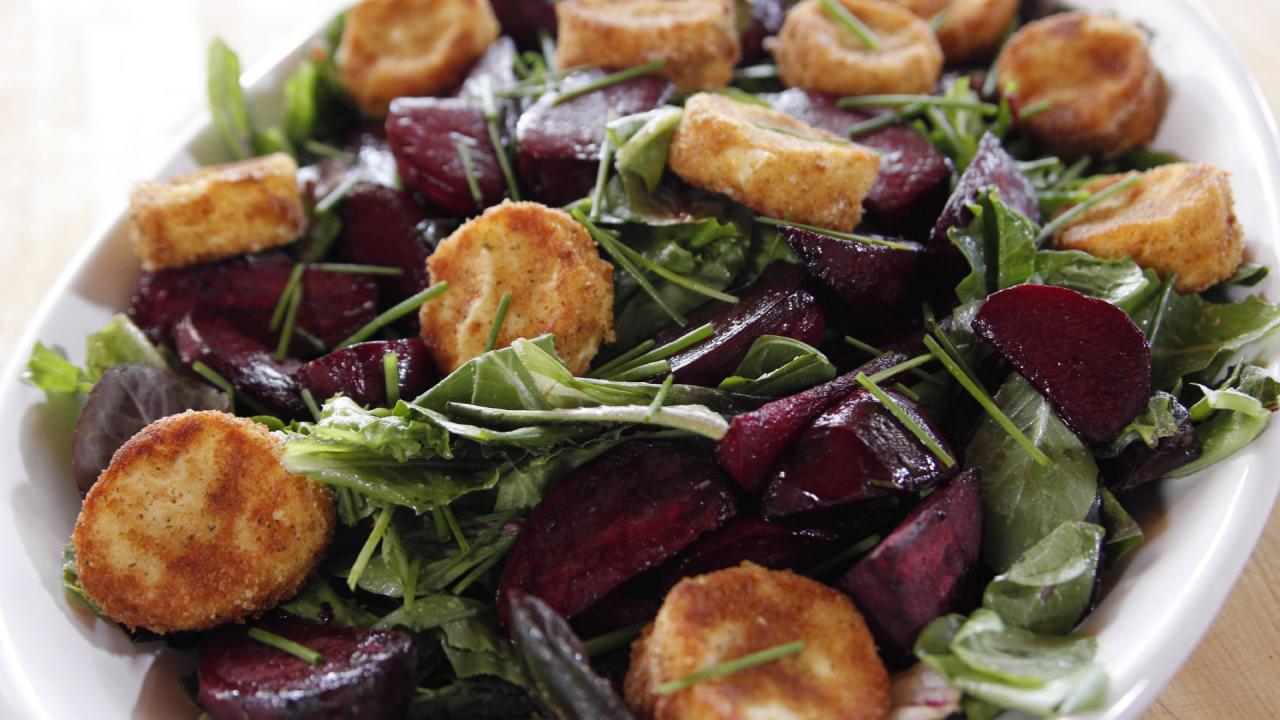 Beet and Goat Cheese Salad