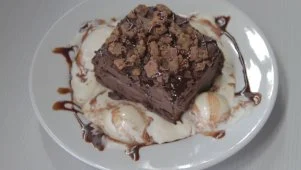 Bacon Brownie at Slater's 50/50