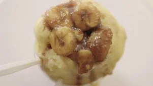 Bananas Foster Snoball