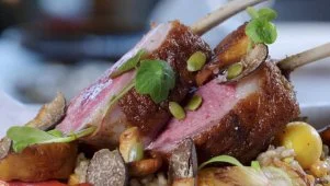 Sierra Mar's Rack of Lamb