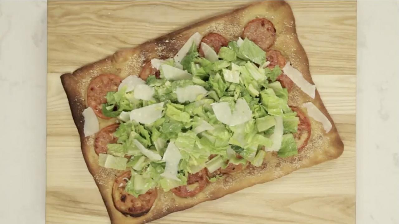 Caesar Salad Pizza