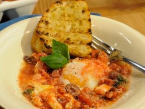 GZ's Baked Eggs with Salami