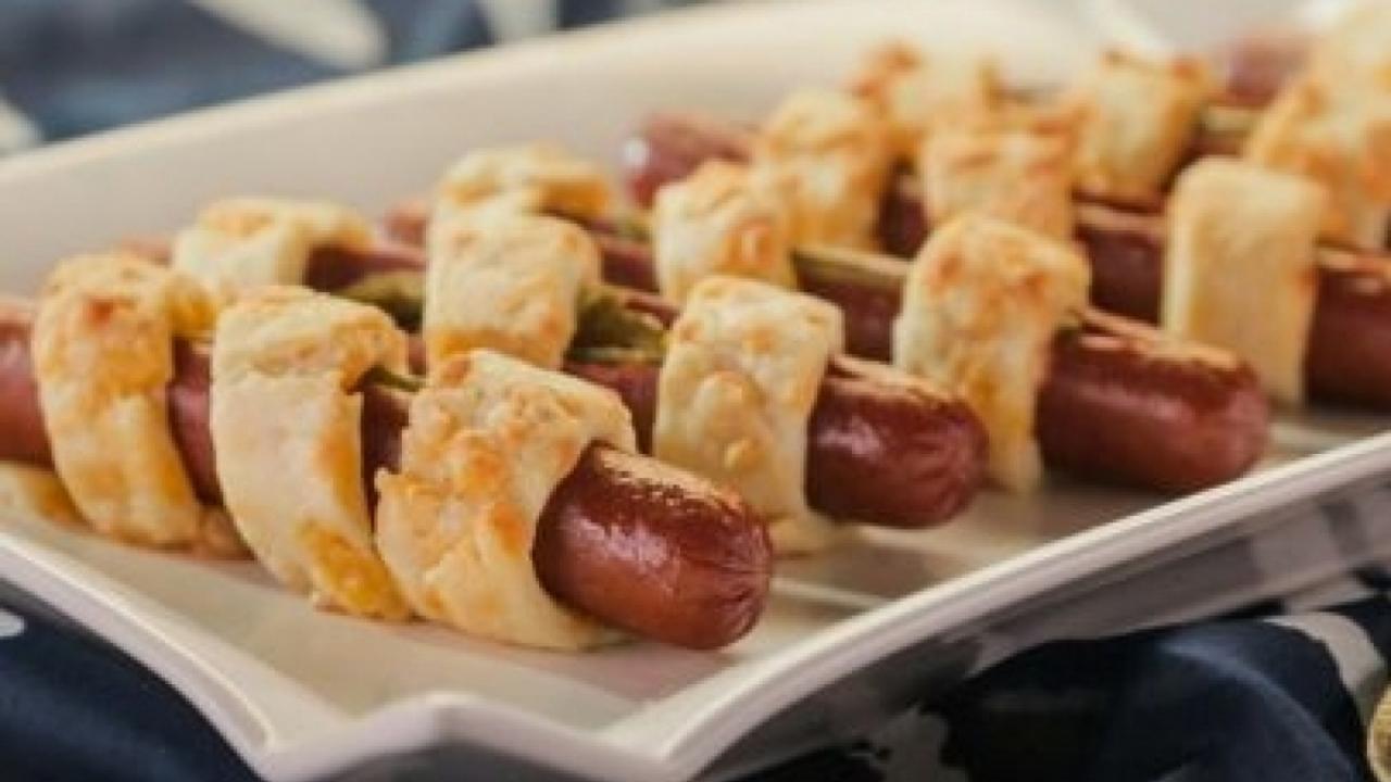 Jalapeno-Stuffed Curly Dogs