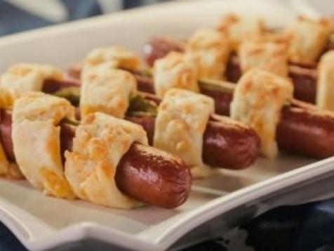 Jalapeno-Stuffed Curly Dogs