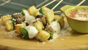 Meatball Sub on a Stick