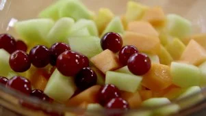 Fruit Salad with Spiced Honey