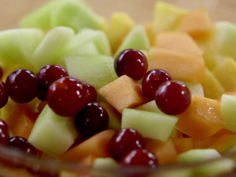 Fruit Salad with Spiced Honey