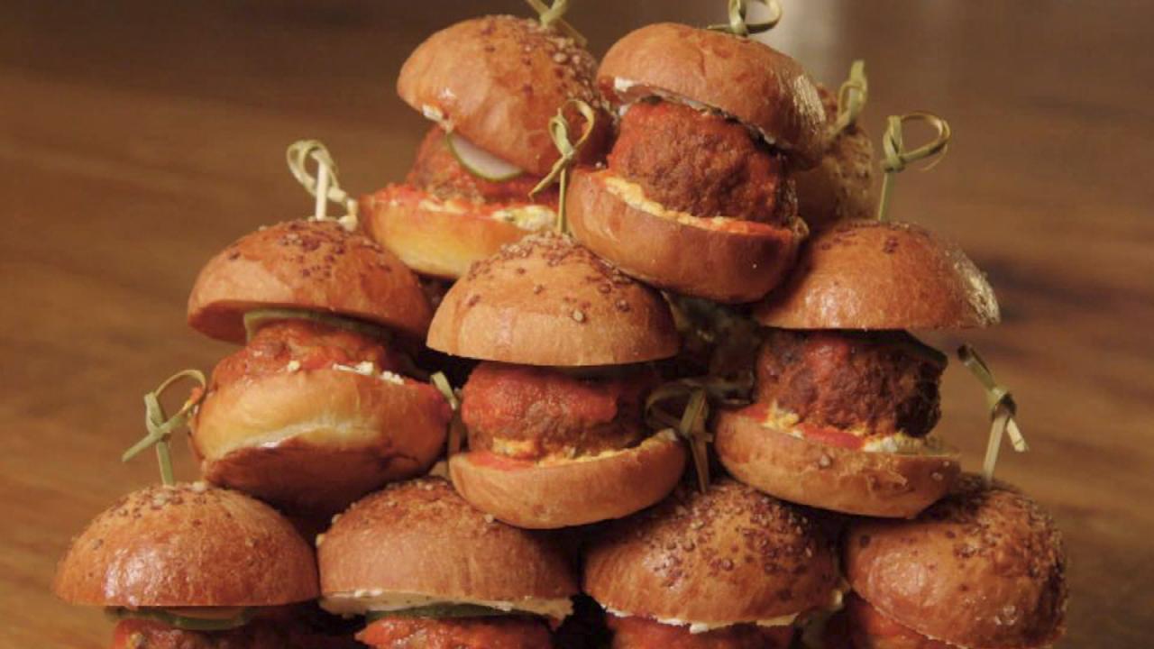 Lamb Meatball Sliders