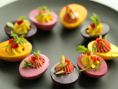 Rainbow Deviled Eggs
