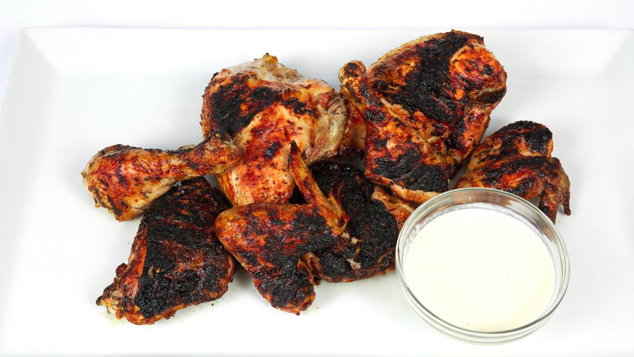 Chicken with White BBQ Sauce
