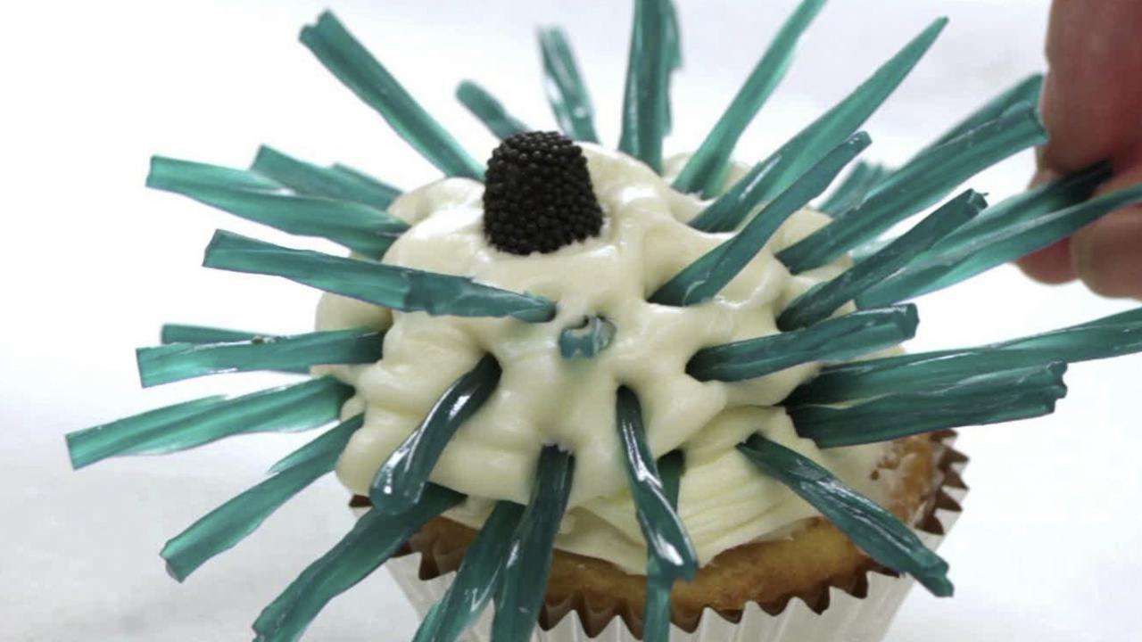 Floral Candy Cupcakes