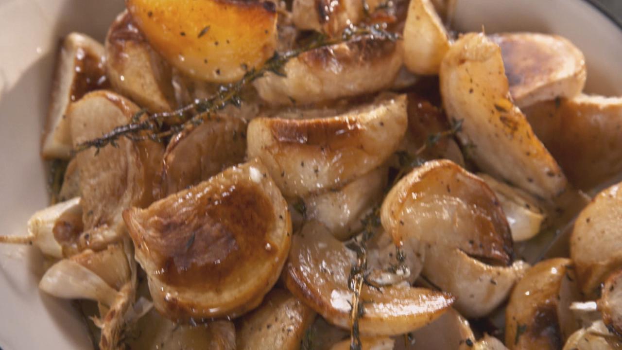 Butter Roasted Turnips