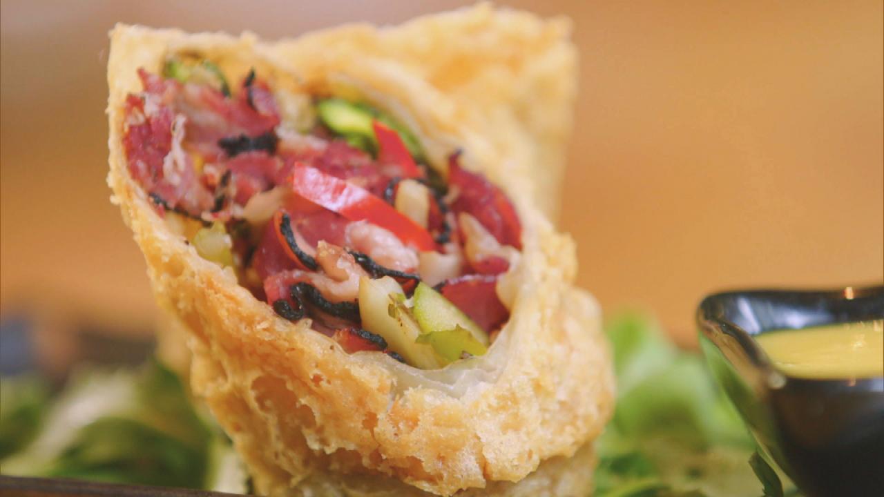 Katz's Pastrami Egg Roll