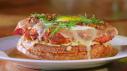 Open-faced Schnitzel Sandwich