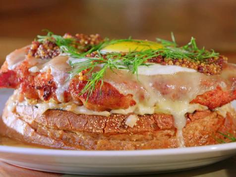 Open-faced Schnitzel Sandwich