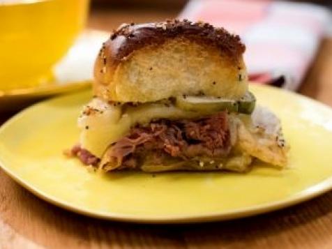Roast Beef Tea Sliders
