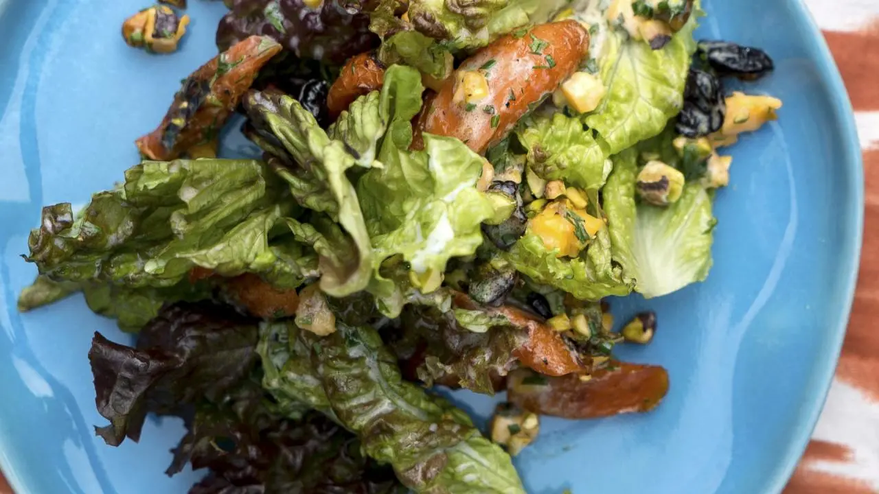 Carrot and Red Leaf Salad