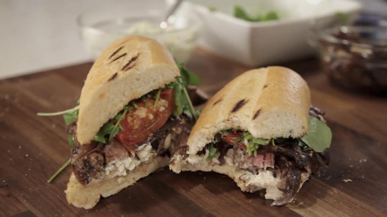 Blue Cheese Steak Sandwich