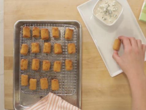 Baked Buffalo Cauliflower Tots