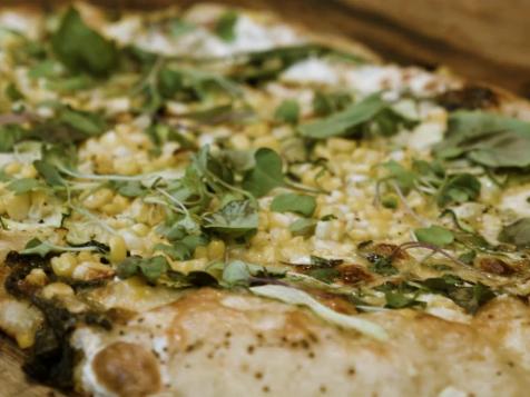 Corn and Zucchini Pizza