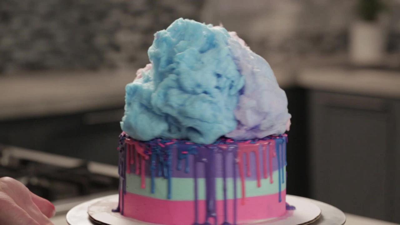 Cotton Candy Cake