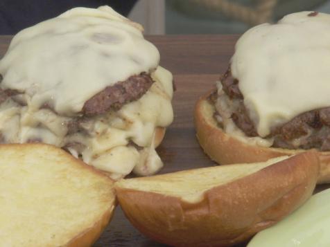 Triple Cheese Griddle Burgers