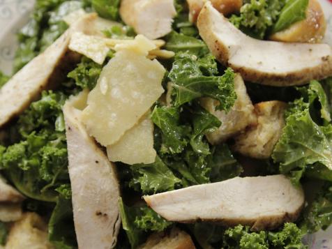 Chicken Kale Caesar Salad