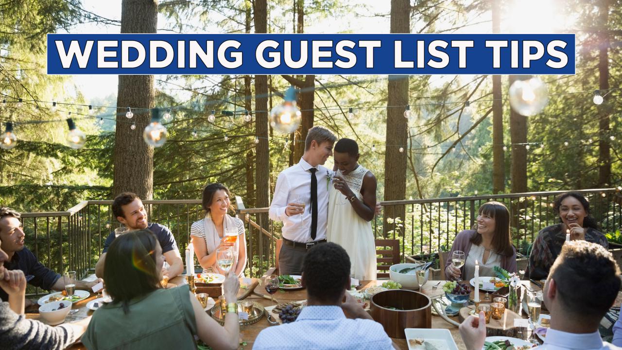 Wedding Guest List Tips