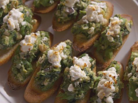 Greens and Beans Bruschetta