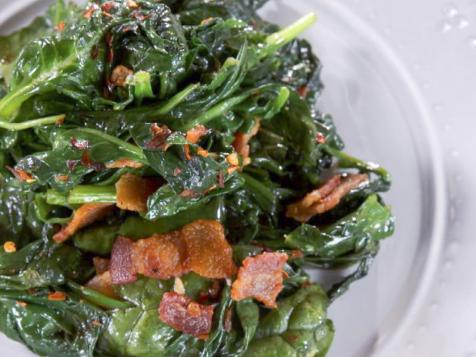 Garlicky Sauteed Spinach