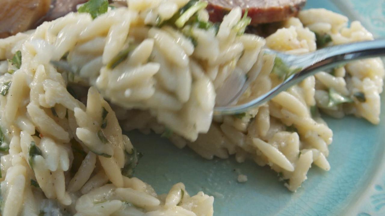 Peppery Parmesan Orzo