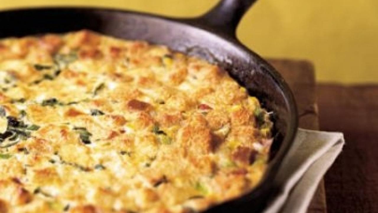 Skillet Cornbread Pudding