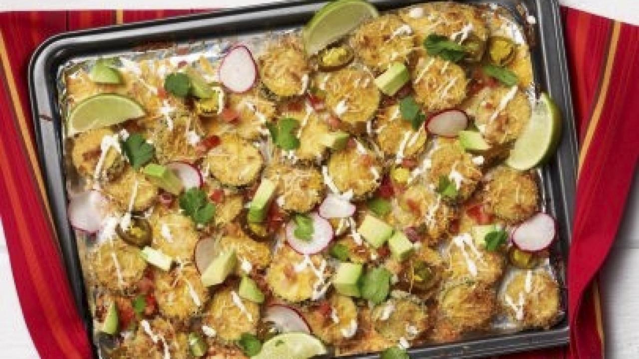 Zucchini Fry Nachos