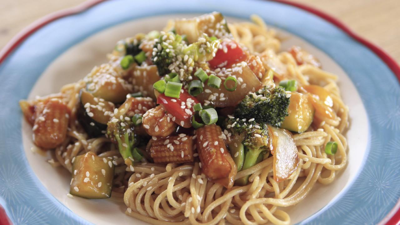 Spicy Veggie Stir-Fry