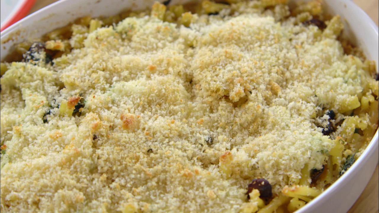 Spinach Alfredo Pasta Bake