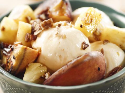 Grilled Peaches and Pineapple