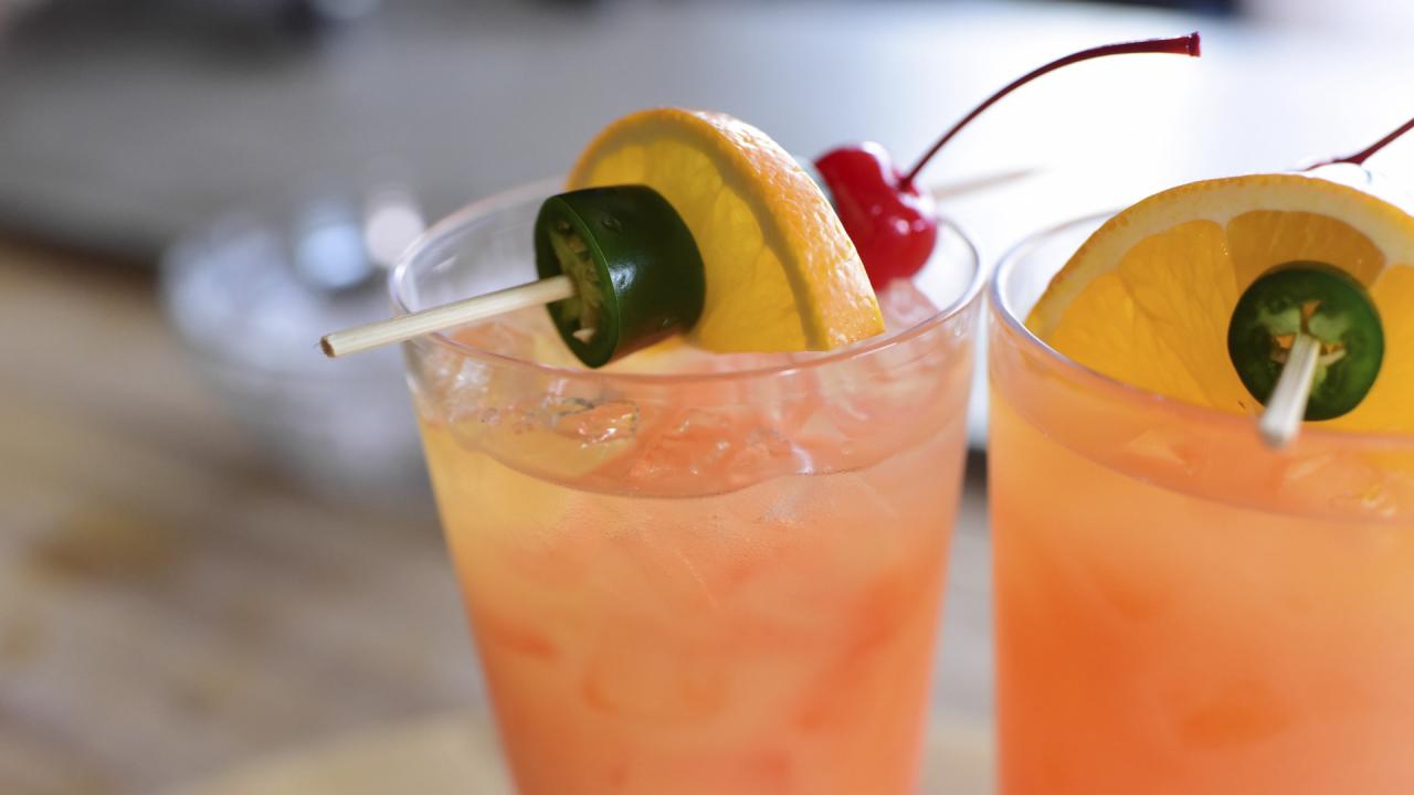 Spicy Tequila Sunrise