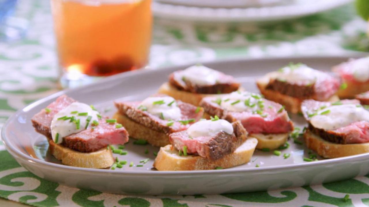 Rib-Eye Crostini