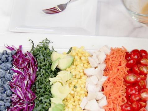 Rainbow Chicken Salad