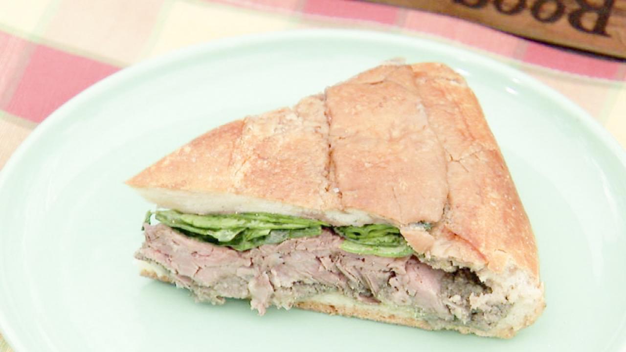 Steak and Mushroom Sandwich